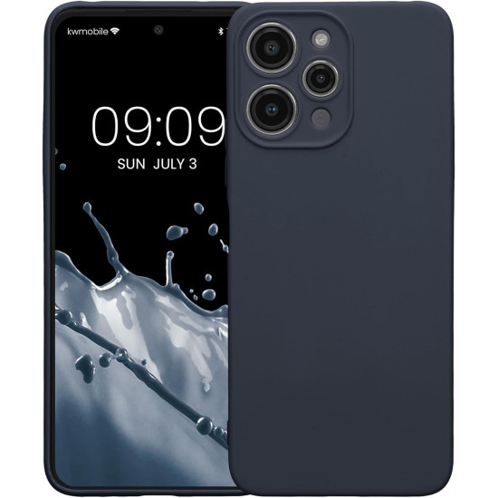 KWmobile Θήκη Σιλικόνης Xiaomi Redmi 12 με Πλαίσιο Κάμερας - Deep Ocean (61879.182)