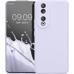 KWmobile Θήκη Σιλικόνης Honor 90 με Πλαίσιο Κάμερας - Lavender (61742.108)