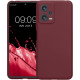 KWmobile Θήκη Σιλικόνης Xiaomi Redmi Note 12 5G / Poco X5 με Πλαίσιο Κάμερας - Bordeaux Violet (60887.187)