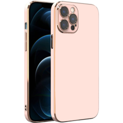 Bodycell Gold Plated - Θήκη Σιλικόνης Apple iPhone 14 Pro - Pink (5206015070686)