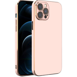 Bodycell Gold Plated - Θήκη Σιλικόνης Apple iPhone 14 Pro Max - Pink (5206015070693)