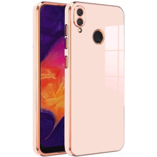 Bodycell Gold Plated - Θήκη Σιλικόνης Xiaomi Redmi Note 7 / Note 7 Pro - Pink (5206015071881)