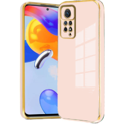 Bodycell Gold Plated - Θήκη Σιλικόνης Xiaomi Redmi Note 11 Pro / Redmi Note 12 Pro 4G - Pink (5206015071645)