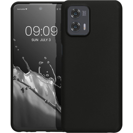 KWmobile Θήκη Σιλικόνης Motorola Moto G73 - Black Matte (60832.47)