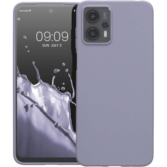 KWmobile Θήκη Σιλικόνης Motorola Moto G13 / G23 - Lavender Grey (60843.130)