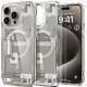 Θήκη Apple iPhone 15 Pro Max - Spigen Ultra Hybrid MagFit με MagSafe - Zero One Natural Titanium (ACS07211)