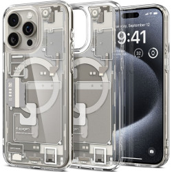 Spigen Ultra Hybrid MagFit - Θήκη MagSafe Apple iPhone 15 Pro - Zero One Natural Titanium (ACS07216)