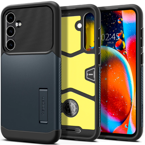 Spigen Θήκη Slim Armor Samsung Galaxy S23 FE - Metal Slate (ACS06378)