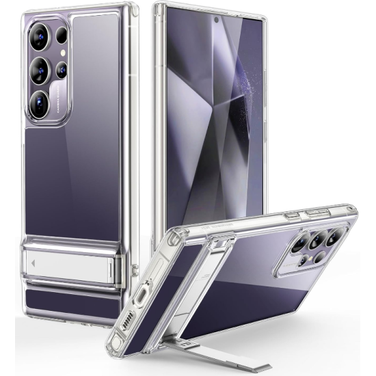Διάφανη Ανθεκτική Σκληρή Θήκη με Kickstand - Samsung Galaxy S24 Ultra - ESR Boost Kickstand Case - Clear (4894240189924)
