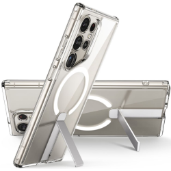 Διάφανη Ανθεκτική MagSafe Σκληρή Θήκη με Kickstand - Samsung Galaxy S24 Ultra - ESR Boost Flickstand HaloLock Case - Clear (4894240189887)