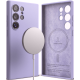 Ανθεκτική MagSafe Θήκη Σιλικόνης - Samsung Galaxy S24 Ultra - Ringke Silicone Magnetic - Lavender (8809961784002)