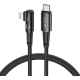 Tech-Protect Ultraboost Cable "L" - Καλώδιο Φόρτισης και Μεταφοράς Δεδομένων Type-C σε Lightning Ορθή Γωνία - 100cm - 20W - 3A - Grey (9490713935330)