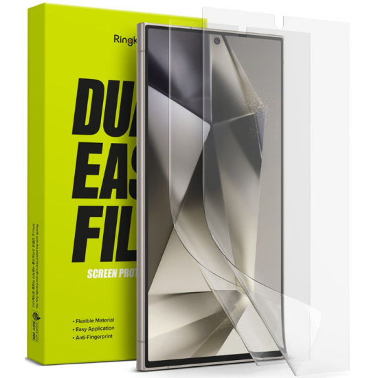 Μεμβράνη Προστασίας Οθόνης - Samsung Galaxy S24 Ultra - Ringke Dual Easy Film - 2 Τεμάχια - Clear (8809961784118)