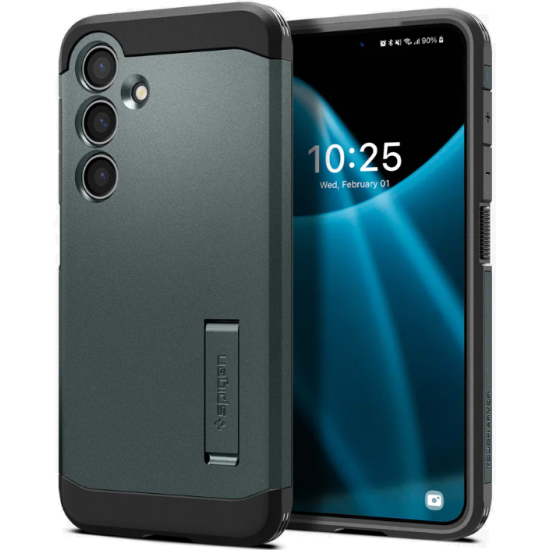 Ανθεκτική Σκληρή Θήκη - Samsung Galaxy S24 - Spigen Tough Armor - Abyss Green (ACS07357)