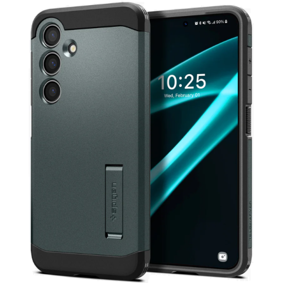 Ανθεκτική Σκληρή Θήκη - Samsung Galaxy S24 Plus - Spigen Tough Armor - Abyss Green (ACS07334)