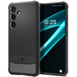 Ανθεκτική Θήκη Σιλικόνης - Samsung Galaxy S24 Plus - Spigen Rugged Armor - Matte Black (ACS07326)
