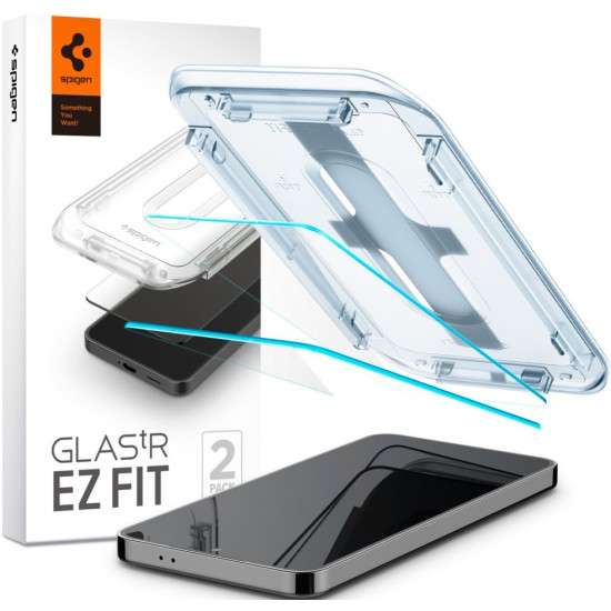 Αντιχαρακτικό Γυαλί Οθόνης - Samsung Galaxy S25 Plus / S24 Plus - Spigen Tempered Glass GLAS.tR EZ Fit HD - 2 Τεμάχια - Clear (AGL07432)