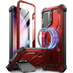 Ανθεκτική Θήκη MagSafe με Μεταλλικό Κάλυμμα για την Κάμερα - Samsung Galaxy S24 - Supcase i-Blason Armorbox Mag - Ruddy (843439138728)