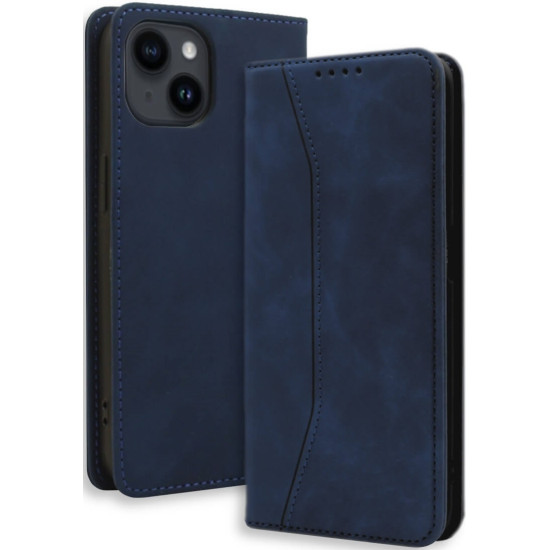 Bodycell Θήκη - Πορτοφόλι Apple iPhone 14 - Blue (5206015022173)