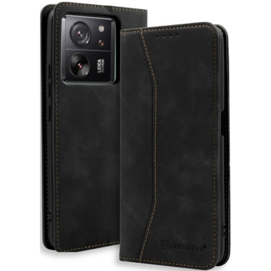 Bodycell Θήκη - Πορτοφόλι Xiaomi 13T / 13T Pro - Black (5206015072093)
