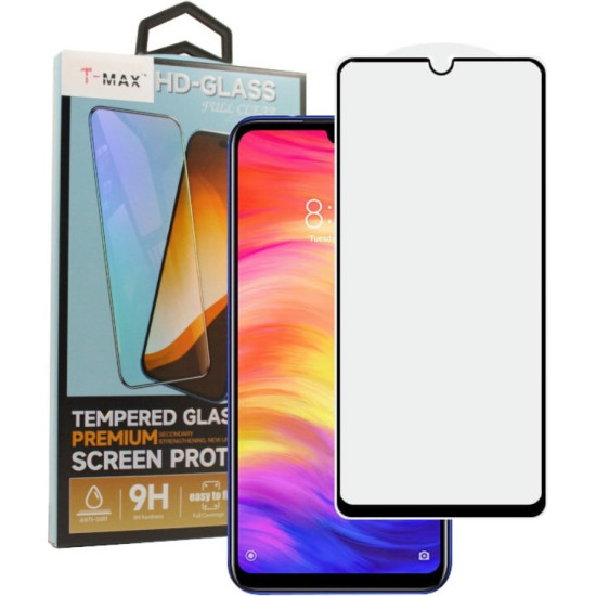 T-Max Premium 3D Tempered Glass Full Glue Fluid Despensing - Αντιχαρακτικό Γυαλί Οθόνης Xiaomi Redmi 13C / Poco C65 - Black (5206015073113)