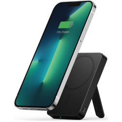 ESR HaloLock Kickstand Wireless PowerBank με 1 x Type-C - 20W - 10.000mAh / Βάση Ασύρματης Φόρτισης MagSafe 7.5W - Black (4894240132586)