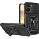 Bodycell Armor Slide - Ανθεκτική Θήκη Realme 10 4G με Κάλυμμα για την Κάμερα & Μεταλλικό Ring Holder - Black (5206015019968)