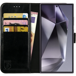 PU Θήκη Πορτοφόλι - Samsung Galaxy S24 Ultra - Rosso Element - Black (8719246426865)