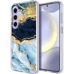 Θήκη Σιλικόνης - Samsung Galaxy S24 - HappyCase - Blue Marble (8719246442384)