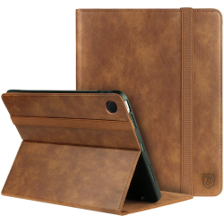 Rosso Element PU Θήκη Samsung Galaxy Tab A9 Plus 11" X210 / X215 / X216 με Υποδοχή για Γραφίδα - Brown (8719246436345)