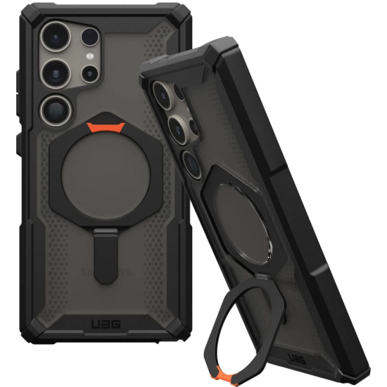 Ανθεκτική Θήκη με Kickstand - Samsung Galaxy S24 Ultra - UAG Plasma XTE - Black / Orange (214447114097)
