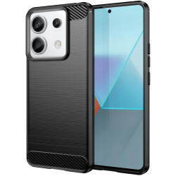 Θήκη Σιλικόνης - Xiaomi Redmi Note 13 Pro 5G / Poco X6 - Techsuit Carbon Silicone - Black (5949419072343)