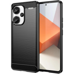 Θήκη Σιλικόνης - Xiaomi Redmi Note 13 Pro Plus - Techsuit Carbon Silicone - Black (5949419072336)