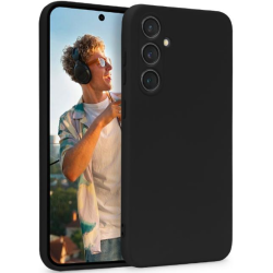 Crong Color Θήκη Premium Σιλικόνης - Samsung Galaxy S23 FE - Black (CRG-COLR-SGS23FE-BLK)