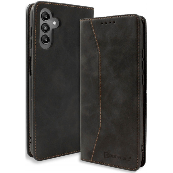 Θήκη Πορτοφόλι - Samsung Galaxy A15 - Bodycell Book Case - Black (5206015073274)