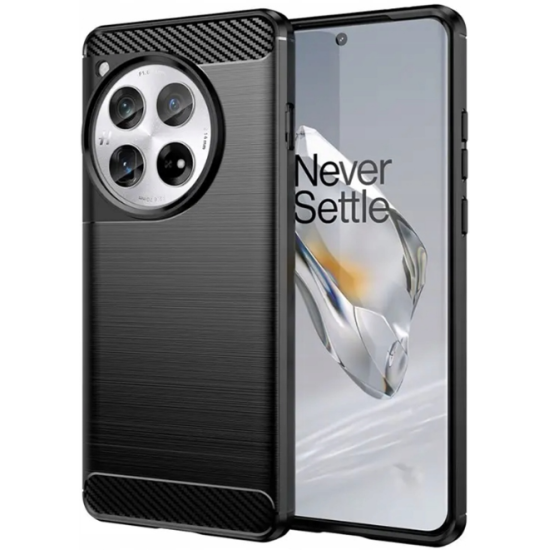 Θήκη Σιλικόνης - OnePlus 12 - Spacecase Carbon - Black (5905719107314)