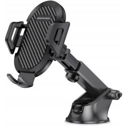 Spacecase SC01 Universal Dashboard & Windshield Car Holder - Universal Βάση Κινητών με Βεντούζα & Ρυθμιζόμενο Βραχίονα για Ταμπλό / Παρμπρίζ Αυτοκινήτου - Black (5903943292929)