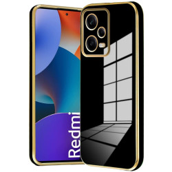 Bodycell Gold Plated - Θήκη Σιλικόνης Xiaomi Redmi Note 12 Pro 5G - Black (5206015071744)