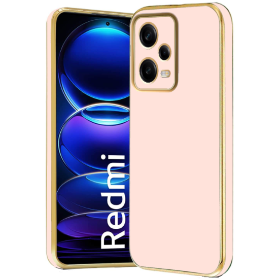 Bodycell Gold Plated - Θήκη Σιλικόνης Xiaomi Redmi Note 12 Pro Plus - Pink (5206015071805)
