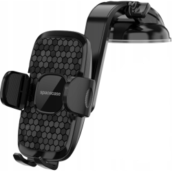 Spacecase SC14 Ghost Series Dashboard Car Holder - Universal Βάση Κινητών 4.7" - 7" με Βεντούζα για Ταμπλό Αυτοκινήτου - Black (5905719039073)