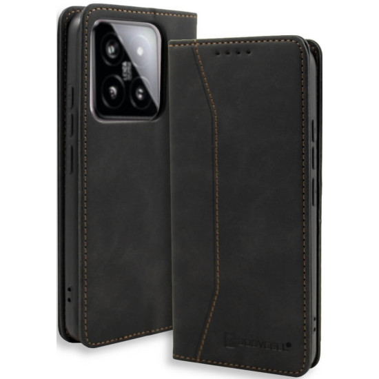 Θήκη Πορτοφόλι - Xiaomi 14 - Bodycell Book Case - Black (5206015073304)