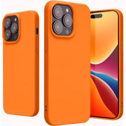 KWmobile Θήκη Σιλικόνης Apple iPhone 15 Pro Max - Fruity Orange (61960.150)