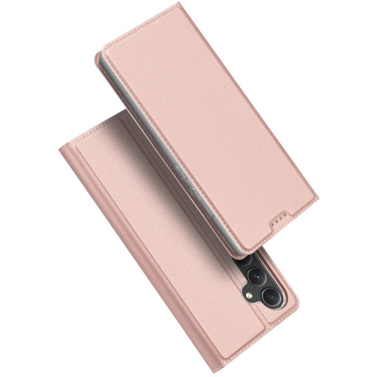Θήκη Πορτοφόλι - Samsung Galaxy S24 Plus - Duxducis SkinPro - Pink (6934913021583)