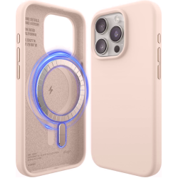 Elago Magnetic Silicone Case - Premium MagSafe Θήκη Σιλικόνης - Apple iPhone 15 Pro - Lovely Pink (ES15MSSC61PRO-LPK)