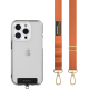 SwitchEasy MagEasy Sling Strap & Strap Card 20mm - Αποσπώμενο Λουράκι Λαιμού για Θήκες Κινητών iPhone - Orange (MPHIPH143OG23)