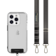 SwitchEasy MagEasy Sling Strap & Strap Card 20mm - Αποσπώμενο Λουράκι Λαιμού για Θήκες Κινητών iPhone - Concrete Gray (MPHIPH143CR23)