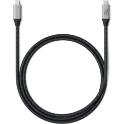 Satechi USB4 Pro Cable - Καλώδιο Φόρτισης / Μεταφοράς Δεδομένων με 8K Ανάλυση Βίντεο - USB4 Type-C σε USB4 Type-C - 240W - 120cm - Black (ST-YU4120M)