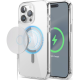 Elago Magnetic Hybrid - Διάφανη Σκληρή Θήκη MagSafe - Apple iPhone 15 Pro Max - Transparent / Medium Grey (ES15MSHB67PRO-TRMGY)