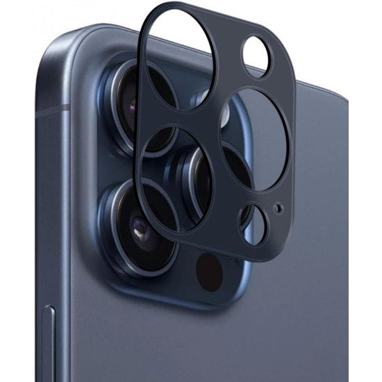 Rosso Camera Lens Protector - Προστατευτικό Κάλυμμα Κάμερας - Apple iPhone 15 Pro / 15 Pro Max - Blue (8719246422768)