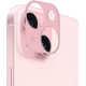 Rosso Camera Lens Protector - Προστατευτικό Κάλυμμα Κάμερας - Apple iPhone 15 / 15 Plus - Pink (8719246427176)